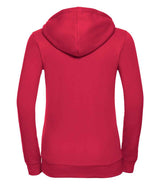 Russell Athletic Ladies Authentic Zip Hooded Sweatshirt | Classic Red thumbnail 5