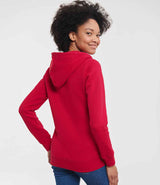 Russell Athletic Ladies Authentic Zip Hooded Sweatshirt | Classic Red thumbnail 2