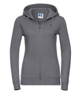 Russell Athletic Ladies Authentic Zip Hooded Sweatshirt | Convoy Grey thumbnail 4