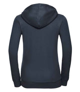 Russell Athletic Ladies Authentic Zip Hooded Sweatshirt | French Navy thumbnail 5
