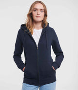 Russell Athletic Ladies Authentic Zip Hooded Sweatshirt | French Navy thumbnail 1