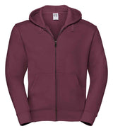 Russell Athletic Authentic Zip Hooded Sweatshirt | Burgundy thumbnail 4