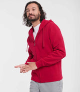 Russell Athletic Authentic Zip Hooded Sweatshirt | Classic Red thumbnail 1