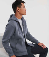 Russell Athletic Authentic Zip Hooded Sweatshirt | Convoy Grey thumbnail 3