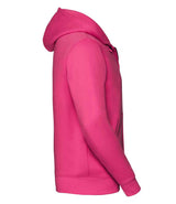 Russell Athletic Authentic Zip Hooded Sweatshirt | Fuchsia thumbnail 6
