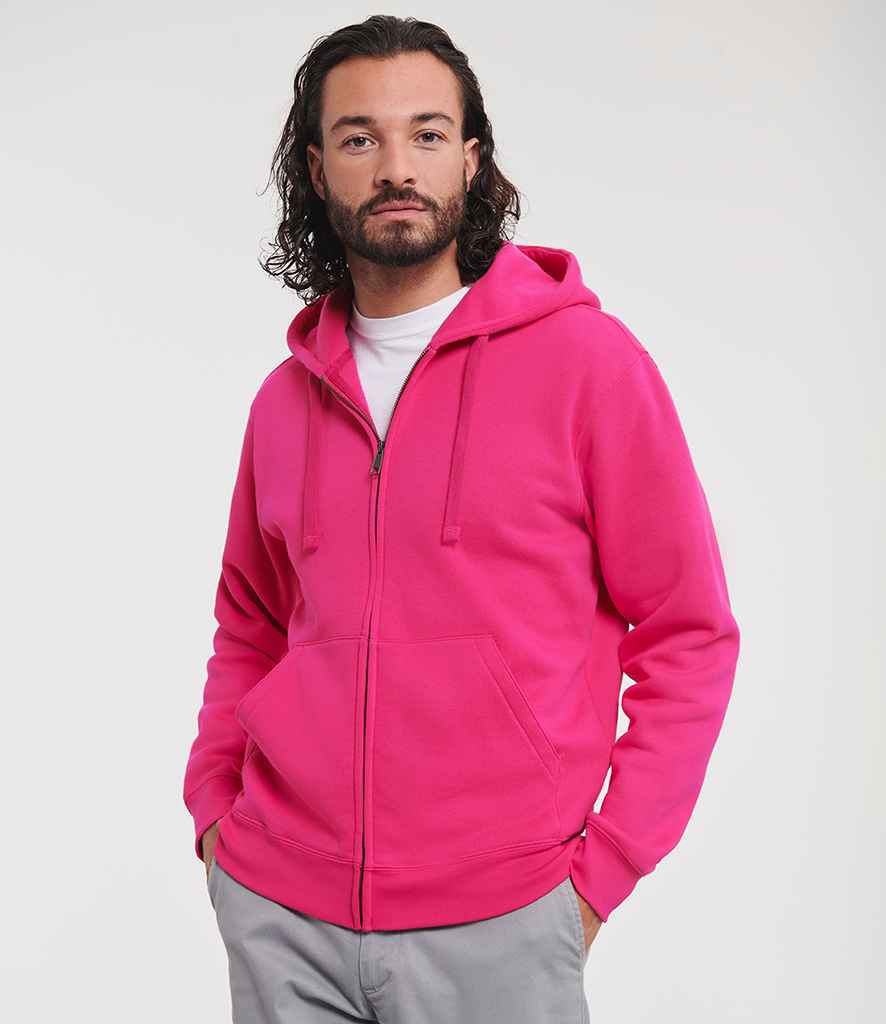Russell Athletic Authentic Zip Hooded Sweatshirt | Fuchsia