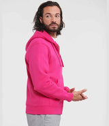 Russell Athletic Authentic Zip Hooded Sweatshirt | Fuchsia thumbnail 3
