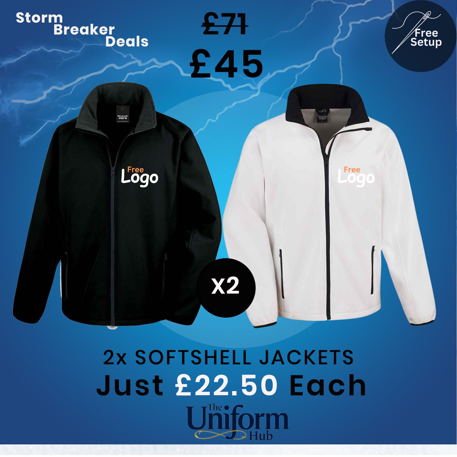 Storm Breaker Deal - 2x Result Core Softshell Jacket