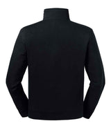 Russell Athletic Authentic Zip Neck Sweatshirt | Black thumbnail 5