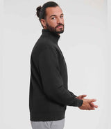Russell Athletic Authentic Zip Neck Sweatshirt | Black thumbnail 3
