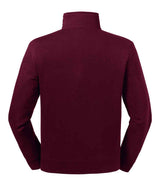 Russell Athletic Authentic Zip Neck Sweatshirt | Burgundy thumbnail 5