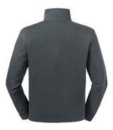 Russell Athletic Authentic Zip Neck Sweatshirt | Convoy Grey thumbnail 5