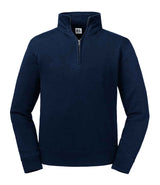 Russell Athletic Authentic Zip Neck Sweatshirt | French Navy thumbnail 4