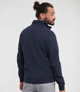 Russell Athletic Authentic Zip Neck Sweatshirt | French Navy thumbnail 2