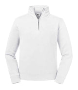 Russell Athletic Authentic Zip Neck Sweatshirt | White thumbnail 4