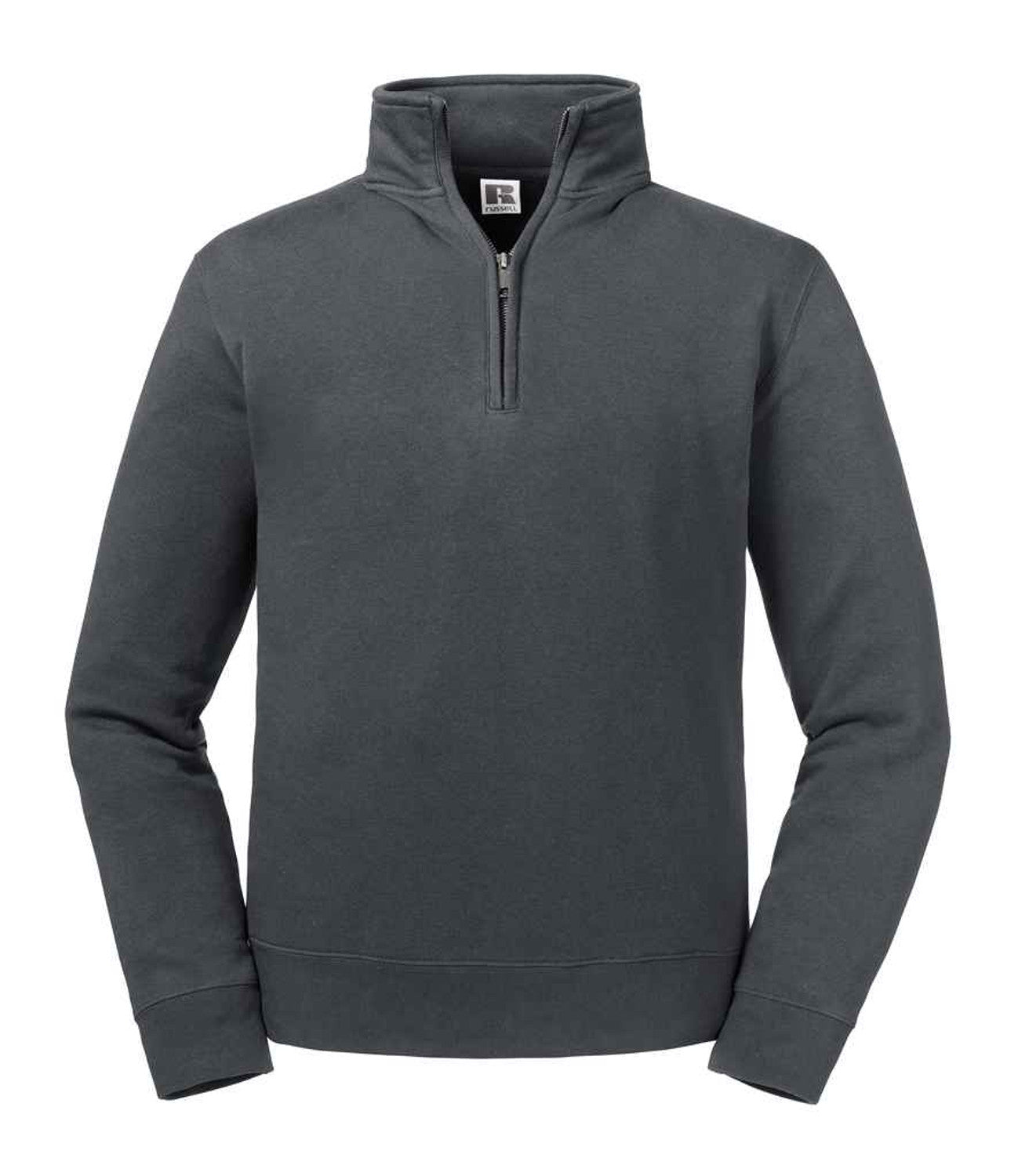 Russell Authentic Zip Neck Sweatshirt