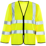 Hi Vis Long Sleeved Vest - Zip thumbnail 1
