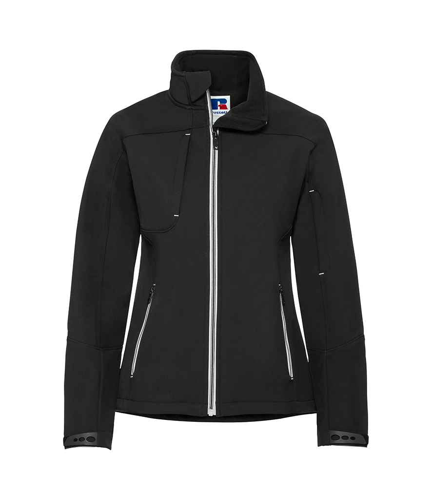 Russell Athletic Ladies Bionic Soft Shell Jacket | Black
