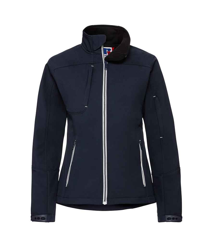 Russell Athletic Ladies Bionic Soft Shell Jacket | French Navy