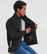 Russell Athletic Bionic Soft Shell Jacket | Black thumbnail 3
