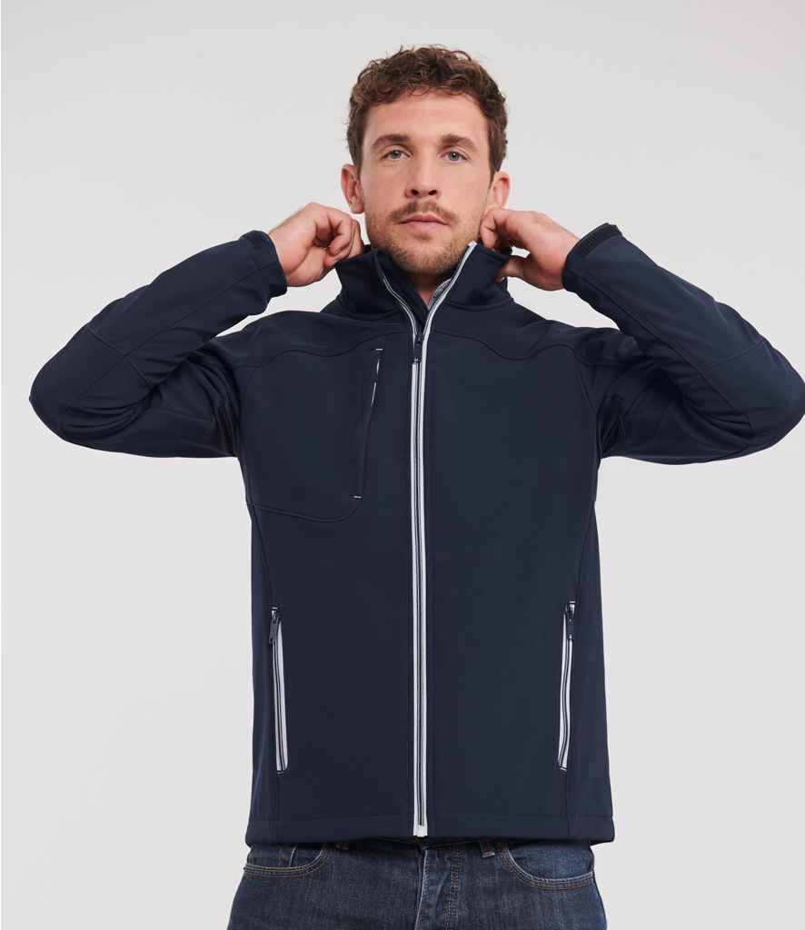 Russell Athletic Bionic Soft Shell Jacket | French Navy