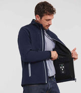 Russell Athletic Bionic Soft Shell Jacket | French Navy thumbnail 3