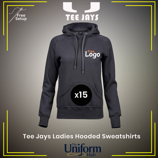 Tee Jays Ladies Hooded Sweatshirt Deal x15