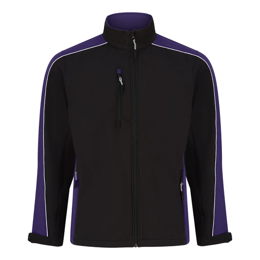 Avocet Softshell - Black - Purple