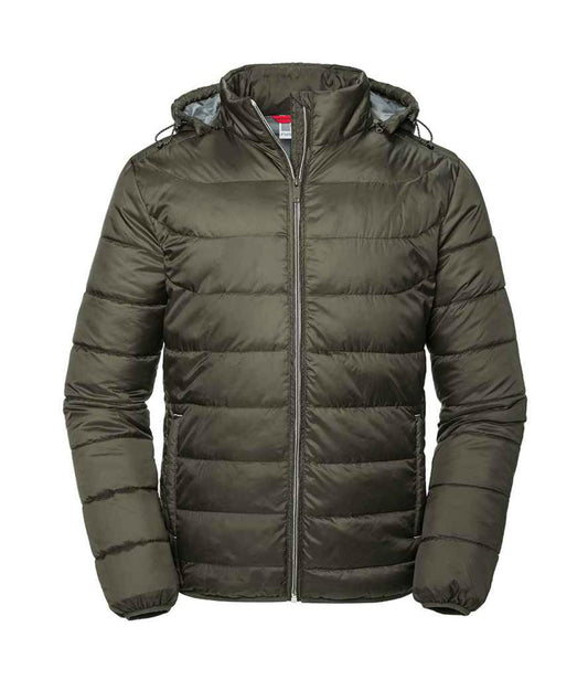 Russell Athletic Hooded Nano Padded Jacket