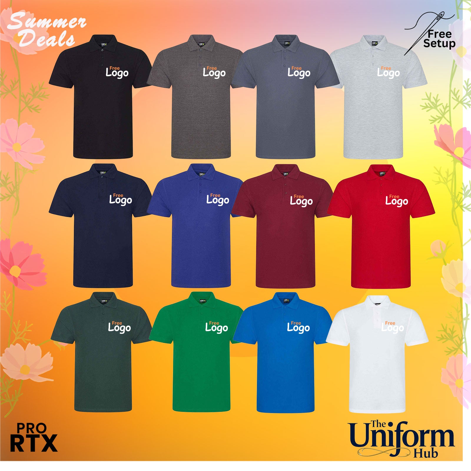 Summer Loading - Pro Polo Shirts x12