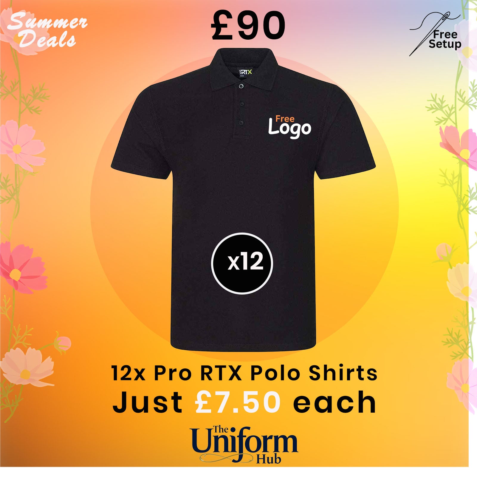 Summer Loading - Pro Polo Shirts x12