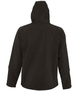 SOL'S Replay Hooded Soft Shell Jacket | Black thumbnail 2