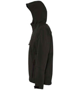 SOL'S Replay Hooded Soft Shell Jacket | Black thumbnail 3