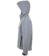 SOL'S Replay Hooded Soft Shell Jacket | Grey Marl thumbnail 3