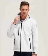 SOL'S Replay Hooded Soft Shell Jacket | White thumbnail 1