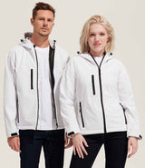 SOL'S Replay Hooded Soft Shell Jacket | White thumbnail 2