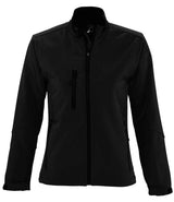 SOL'S Ladies Roxy Soft Shell Jacket | Black thumbnail 1