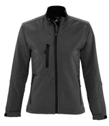 SOL'S Ladies Roxy Soft Shell Jacket | Charcoal thumbnail 4