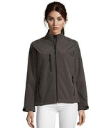 SOL'S Ladies Roxy Soft Shell Jacket | Charcoal thumbnail 1