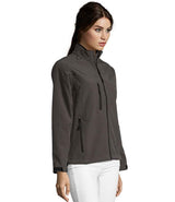 SOL'S Ladies Roxy Soft Shell Jacket | Charcoal thumbnail 2