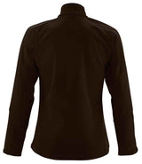 SOL'S Ladies Roxy Soft Shell Jacket | Dark Chocolate thumbnail 2