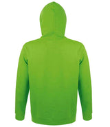 SOL'S Unisex Snake Hooded Sweatshirt | Lime Green thumbnail 2