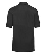 Russell Athletic Kids Poly/Cotton Piqué Polo Shirt | Black thumbnail 5