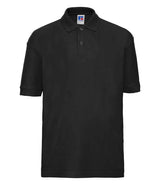 Russell Athletic Kids Poly/Cotton Piqué Polo Shirt | Black thumbnail 4