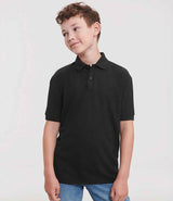 Russell Athletic Kids Poly/Cotton Piqué Polo Shirt | Black thumbnail 1