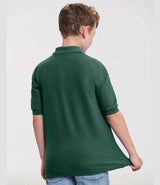 Russell Athletic Kids Poly/Cotton Piqué Polo Shirt | Bottle Green thumbnail 2