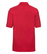 Russell Athletic Kids Poly/Cotton Piqué Polo Shirt | Bright Red thumbnail 5