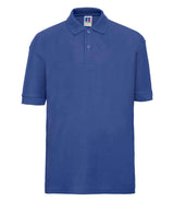 Russell Athletic Kids Poly/Cotton Piqué Polo Shirt | Bright Royal thumbnail 4
