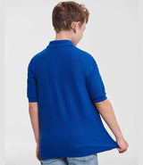 Russell Athletic Kids Poly/Cotton Piqué Polo Shirt | Bright Royal thumbnail 2