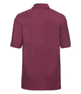 Russell Athletic Kids Poly/Cotton Piqué Polo Shirt | Burgundy thumbnail 5